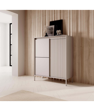 Wysoka Komoda SENSO 3D push-to-open