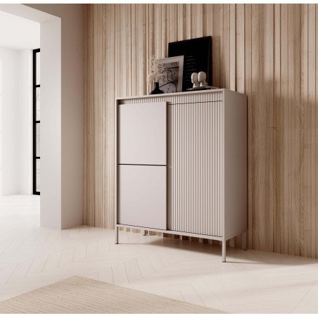 Wysoka Komoda SENSO 3D push-to-open