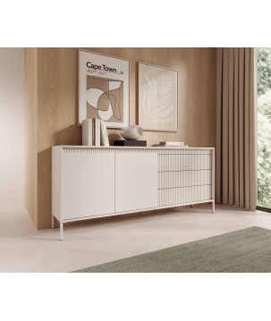 Komoda SENSO 2D3S push-to-open