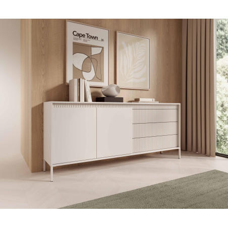 Komoda SENSO 2D3S push-to-open