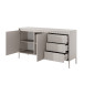 Komoda SENSO 2D3S push-to-open