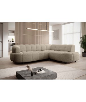 Narożnik VELPA L z elektryczną regulacją siedziska Prawostronny w tkaninie JAGUAR 04 WERSAL