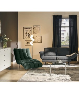 Fotel Szezlong 80 DELFI 1 osobowy w tkanininie RIVIERA 38 WERSAL