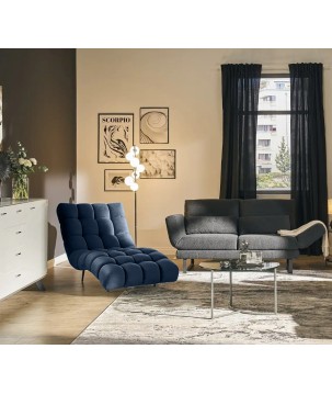 Fotel Szezlong 80 DELFI 1 osobowy w tkanininie RIVIERA 81 WERSAL