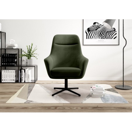 Fotel obrotowy POLO w tkanininie MATT VELVET 38 WERSAL