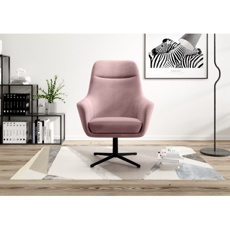 Fotel obrotowy POLO w tkanininie MATT VELVET 61 WERSAL