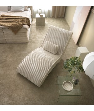 Fotel Szezlong 80 SATO 1 osobowy w tkanininie TILIA 01 WERSAL