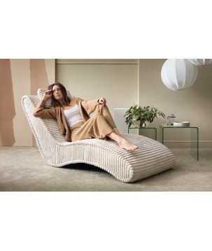 Fotel Szezlong 80 SATO 1 osobowy w tkanininie TILIA 01 WERSAL