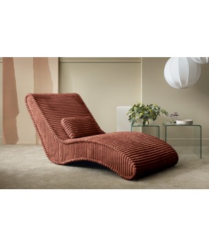Fotel Szezlong 80 SATO 1 osobowy w tkanininie TILIA 52 WERSAL