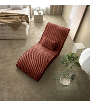 Fotel Szezlong 80 SATO 1 osobowy w tkanininie TILIA 52 WERSAL