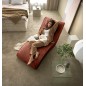 Fotel Szezlong 80 SATO 1 osobowy w tkanininie TILIA 52 WERSAL