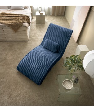 Fotel Szezlong 80 SATO 1 osobowy w tkanininie TILIA 77 WERSAL