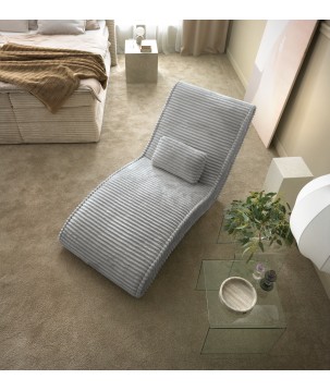 Fotel Szezlong 80 SATO 1 osobowy w tkanininie TILIA 86 WERSAL