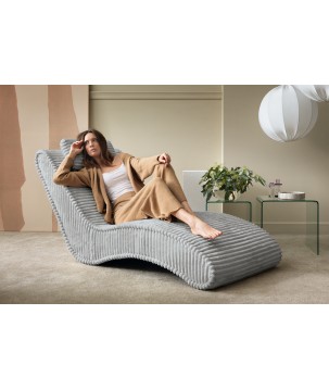 Fotel Szezlong 80 SATO 1 osobowy w tkanininie TILIA 86 WERSAL