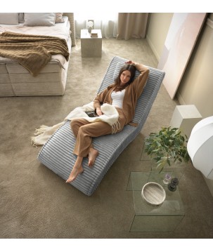 Fotel Szezlong 80 SATO 1 osobowy w tkanininie TILIA 86 WERSAL