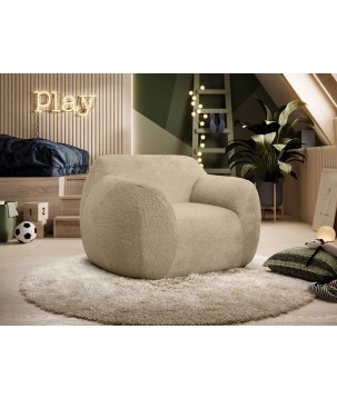 Fotel TEDDY MINI w tkanininie LAPID 29 WERSAL