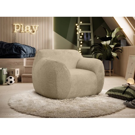 Fotel TEDDY MINI w tkanininie LAPID 29 WERSAL