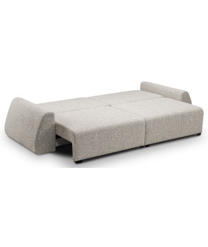 Sofa ALMI z funkcja spania i pojemnikiem BEŻOWY EXCITE ME 02