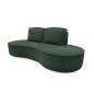 Sofa MOLLY z funkcja spania i pojemnikiem ZIELONY ABRIAMO 09