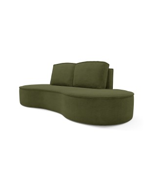 Sofa MOLLY z funkcja spania i pojemnikiem ZIELONY CURIO 39