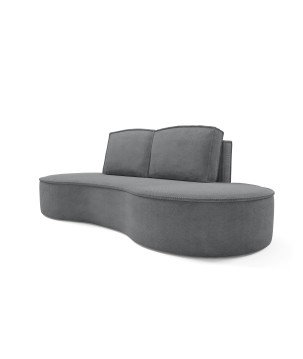 Sofa MOLLY z funkcja spania i pojemnikiem SZARY CURIO 97