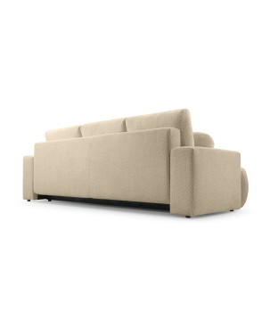 Sofa VELO z funkcja spania i pojemnikiem BEŻOWY CORAL 50