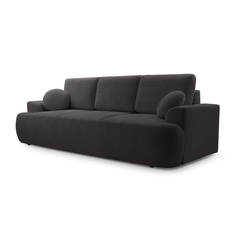 Sofa VELO z funkcja spania i pojemnikiem GRAFITOWY CORAL 60