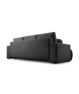 Sofa VELO z funkcja spania i pojemnikiem GRAFITOWY CORAL 60