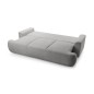 Sofa VELO z funkcja spania i pojemnikiem SZARY CORAL 75