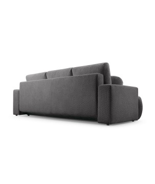 Sofa VELO z funkcja spania i pojemnikiem CIEMNY SZARY CORAL 80