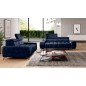 Sofa PALLADIO 2 osobowa z regulowanymi zagłówkami MONOLITH 79 WERSAL