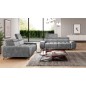 Sofa PALLADIO 2 osobowa z regulowanymi zagłówkami MONOLITH 85 WERSAL
