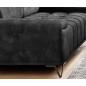Sofa PALLADIO 2 osobowa z regulowanymi zagłówkami MONOLITH 97 WERSAL