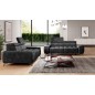 Sofa PALLADIO 2 osobowa z regulowanymi zagłówkami MONOLITH 97 WERSAL