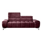 Sofa PALLADIO 3 osobowa z regulowanymi zagłówkami MONOLITH 69 WERSAL