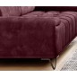 Sofa PALLADIO 3 osobowa z regulowanymi zagłówkami MONOLITH 69 WERSAL