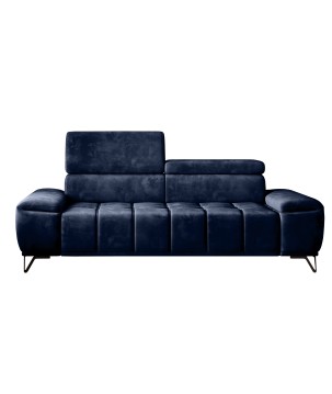 Sofa PALLADIO 3 osobowa z regulowanymi zagłówkami MONOLITH 79 WERSAL