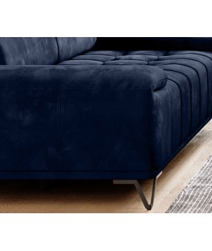 Sofa PALLADIO 3 osobowa z regulowanymi zagłówkami MONOLITH 79 WERSAL