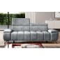 Sofa PALLADIO 3 osobowa z regulowanymi zagłówkami MONOLITH 84 WERSAL
