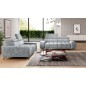 Sofa PALLADIO 3 osobowa z regulowanymi zagłówkami MONOLITH 84 WERSAL