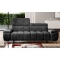 Sofa PALLADIO 3 osobowa z regulowanymi zagłówkami MONOLITH 97 WERSAL