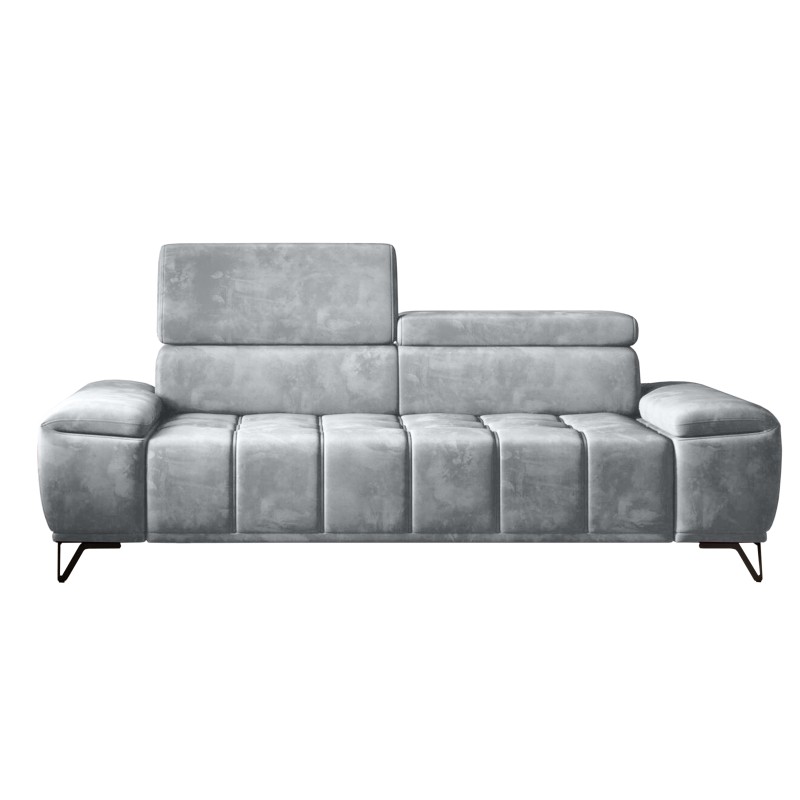 Sofa PALLADIO 3 osobowa z elektrycznym systemem rozkładania siedziska regulowane zagłówki MONOLITH 84 WERSAL