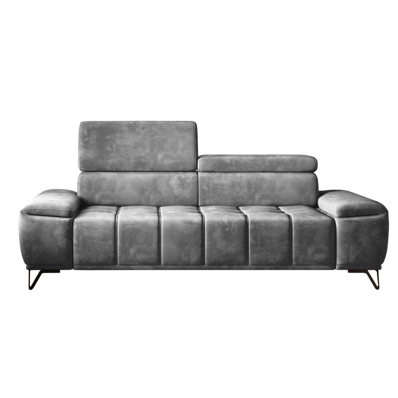 Sofa PALLADIO 3 osobowa z elektrycznym systemem rozkładania siedziska regulowane zagłówki MONOLITH 85 WERSAL
