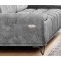 Sofa PALLADIO 3 osobowa z elektrycznym systemem rozkładania siedziska regulowane zagłówki MONOLITH 85 WERSAL