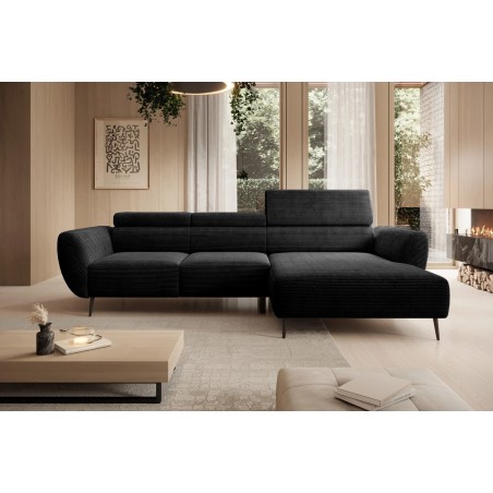 Narożnik ALISSON S/MINI Prawostronny wolnostojąca w tkaninie POSO 34 WERSAL