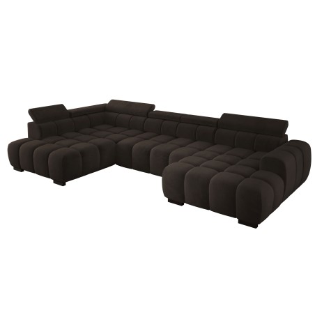Narożnik BULL XL Lewostronny z elektryczną funkcją regulacji tkanina Salvador 04 WERSAL