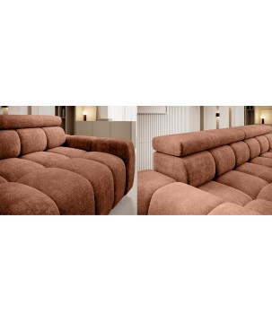 Sofa Kanapa BULL wolnostojąca w tkaninie EDEN 10 WERSAL