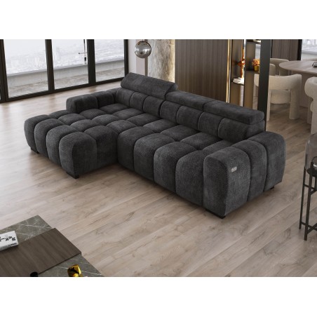 Narożnik BULL S - OMBO MINI Lewostronny z Elektryczną Regulacją EDEN 21