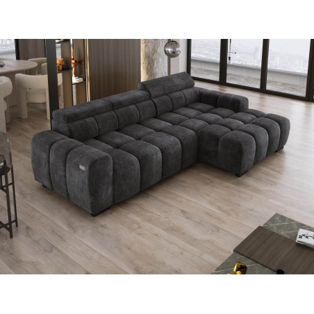 Narożnik BULL S - OMBO MINI Prawostronny z Elektryczną Regulacją EDEN 21