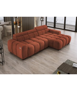 Narożnik OMBO S MINI Prawostronny z Elektryczną Regulacją SALVADOR 07